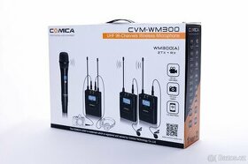 Bezdrátové klopové mikrofony Comica CVM-WM300A