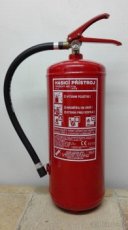 Plný práškový hasicí přístroj 6kg ABC univerzální (do 1000V)