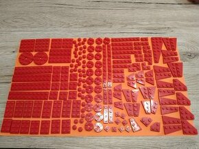 (B17) Lego® Diely, pláty červené