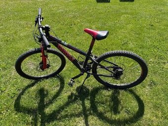Prodám dětské MTB GHOST Powerkid 24 disc black/red/gray
