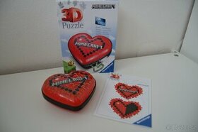 Puzzle Minecraft - srdce