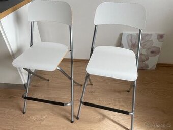 2 barové židle Ikea