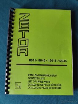 Katalog Náhradních dílů Zetor 8011-12045
