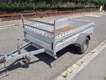 Brzdeny privesny vozik Humbaur 1300 kg De doklady