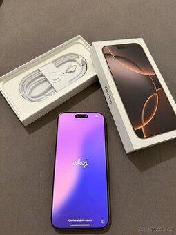 iPhone 16 Pro Max 512GB Desert Titanium Top stav Záruka