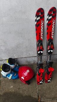 Dětské ski+boty+helma