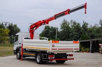 MERCEDES ATEGO 1218 TŘÍSTRANNÝ SKLÁPĚČ + HYDRAULICKÁ RUKA
