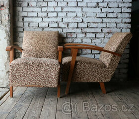 Prvorepubliková křesla / art deco / halabala