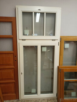 dřevěné okno EURO 68 dvoubarevné