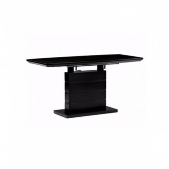 HT-420 rozkládací jídelní stůl v elegantní černé