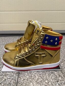 TRUMP zlate tenisky, boty nove