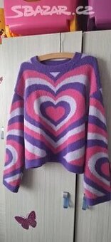 Dětský dívčí svetr vel.146-152 top stav