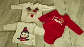 Vánoční oblečení 3-6 měsíců
