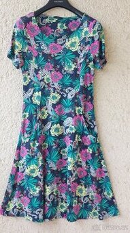 Letní šaty s krátkým rukávem - M&Co - vel. 38 - nové