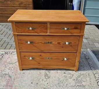 Komoda šupliková borovice