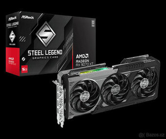 ASROCK RX 9070 XT Steel Legend Dark 16GB-Záruka 3 Roky Alza