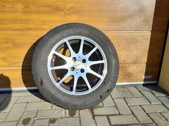 Prodám ALU kola 6,5Jx15 ET 38 s letními pneu 195/65 R15