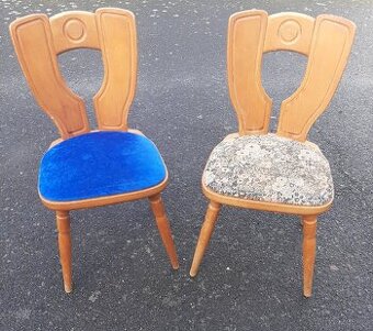 15 + 30 ks židle do restaurace z masivu