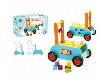 Vilac - Dřevěné multifunkční chodítko, odrážedlo