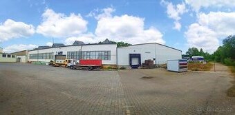 Prodej areálu, sklady 2150 m2, pozemek 8242 m2. BEROUNSKO