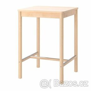 Barový stolek, bříza, 75x75 cm NOVÝ - 1