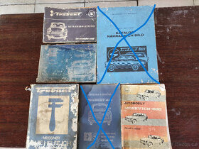 Návod k oblsuze, údržbě, katalog Trabant,W353,Moskvič