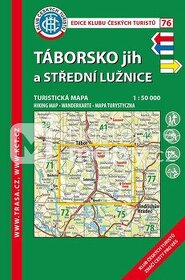 Mapa KČT č. 76 Táborsko jih a střední Lužnice