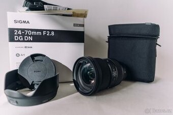 Sigma 24-70 f2.8 DG DN Art (Sony FE). V záruce