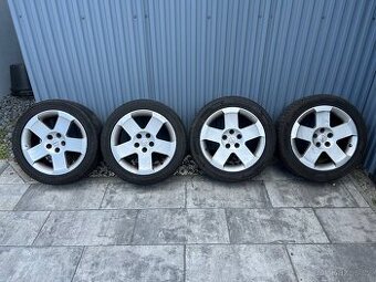 Alu kola 5x108 R17 s letními pneu
