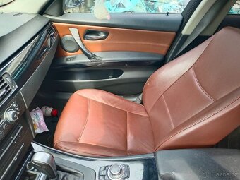 Hnědý kožený interiér E91 BMW komplet