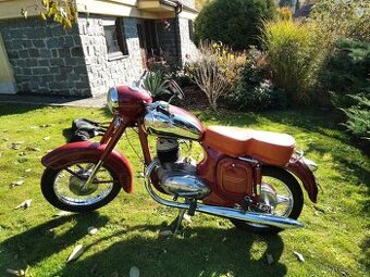 Jawa 250 kývačka