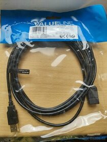 Valueline prodlužovací kabel USB 2.0 A samec A samice, 3m