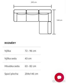 Rozkládací sametový gauč