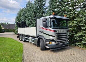 Scania G 410 - 6x2 - Valník + HR-HIAB 232 ES X-HIPRO