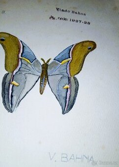 Vlado Bahna, výkres 1928 zabavený SS a konfiskovaný KSČ