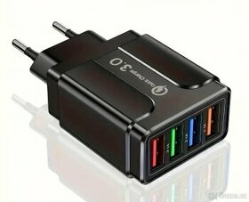 4xUSB nabíječka s Quick Charge 3.0 výkonem