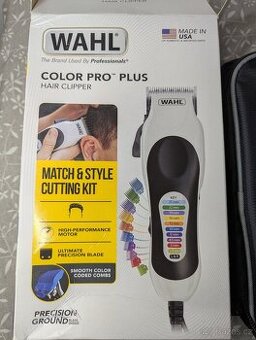 Holící strojek Wahl color pro plus i s příslušenstvým.