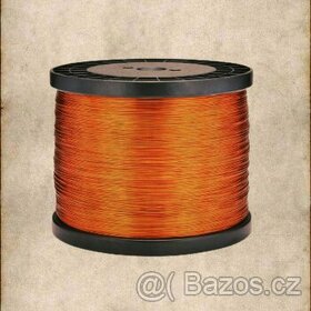 Navíjecí smaltovaný měděný drát na cívkách – různé průměry.