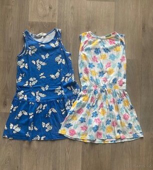 Šatičky Benetton a H&M 122/128