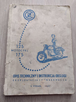 ČZ 125 TYP 453, 175 TYP 450, MANUÁL, 1963