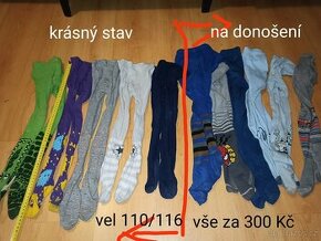 Punčocháče 86/92, 110/116 , čepice