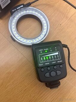 Meike FC100 ring makroblesk / ring světlo – funkční