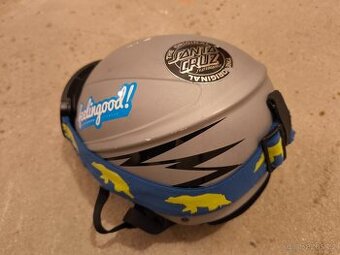 Lyžařská helma + brýle + lyžáky pro děti cca 6-8 let