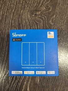Sonoff M5 matter bily 3 kanalovy nastenny vypinac