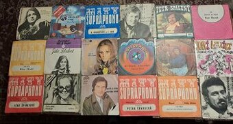 gramofonové desky SP - malé