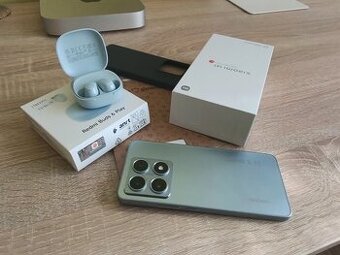 Xiaomi 14T 256 GB zánovní, záruka + Redmi Buds 6 Play