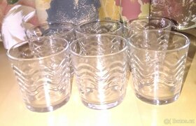 Sady 6 ks sklenic různé velikosti a tvary