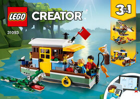 LEGO 31093 Creator 3v1, Říční hausbót – NEROZBALENO
