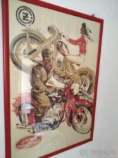 Plakát Jawa ČZ Manet plagát