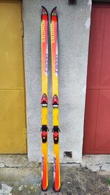 Závodní slalomové lyže Salomon S9000 205cm,,Retro,, r.v.1990